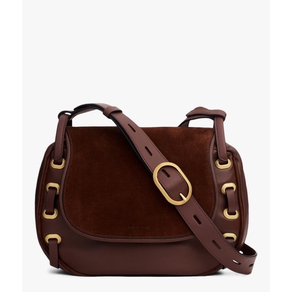 Handbags - Rag & Bone Legend Saddle Bag Brown